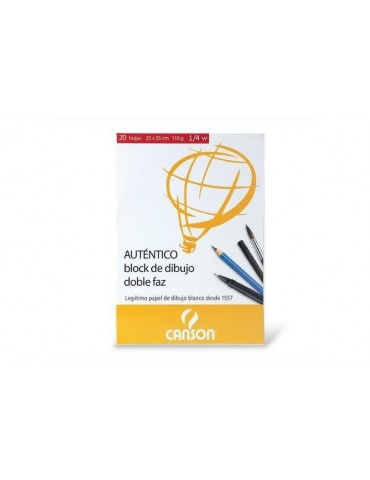 BLOCK DIBUJO CANSON TEXTURADO 1/8 180GR